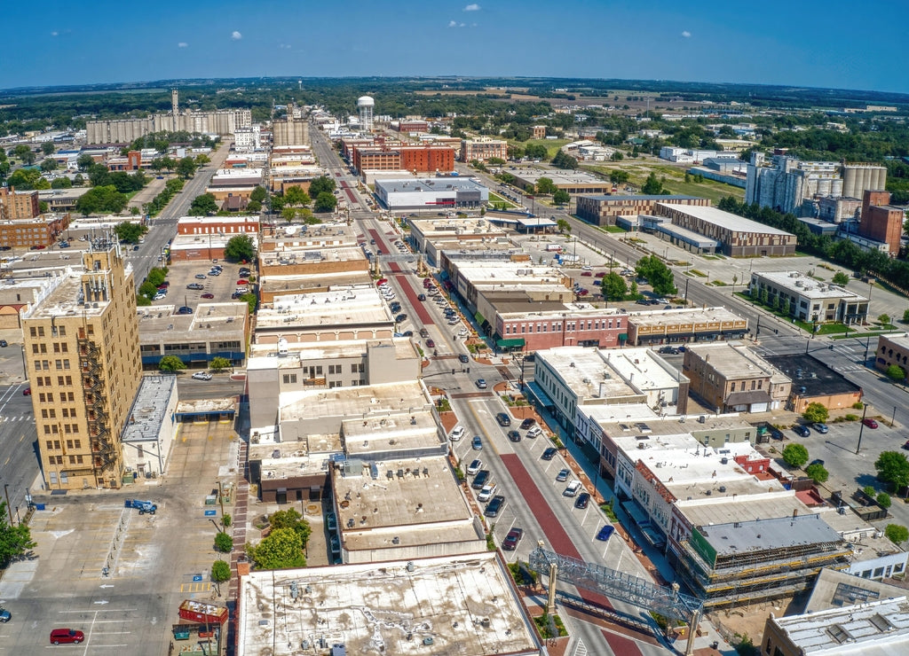 Salina, Kansas in late Summer