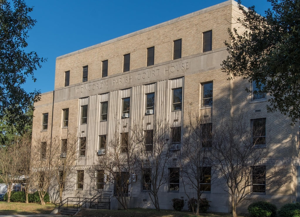 Concordia Parish courthouse in Vidalia, Louisiana