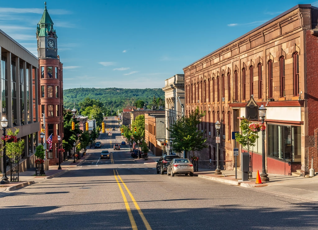 City of Marquette in Northern Michigan sits on Hilltop