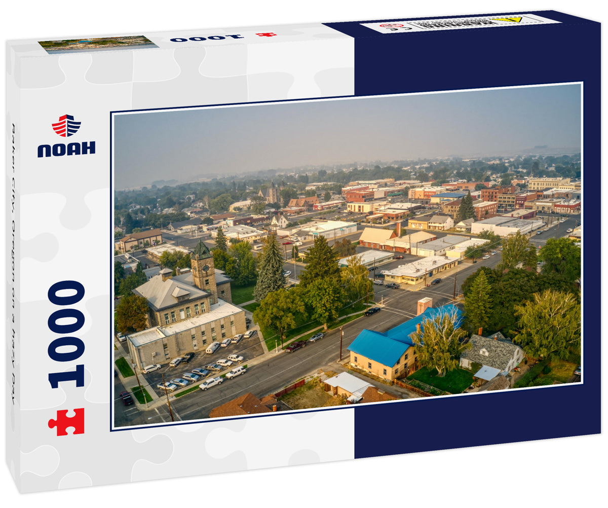 Baker City, Oregon on a hazy Day
