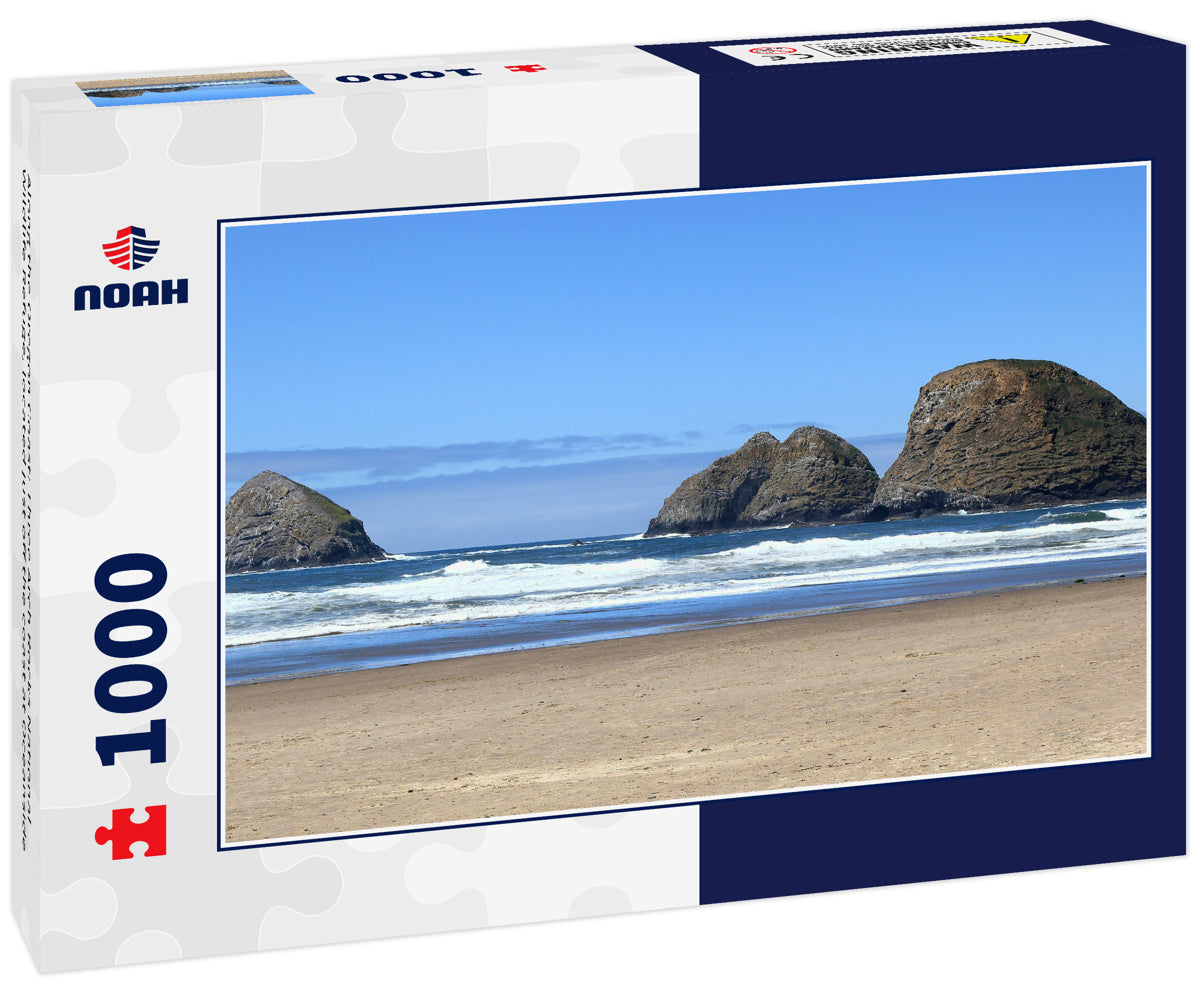 Along the Oregon Coast: Three Arch Rocks National Wildlife Refuge, located just off the coast at Oceanside