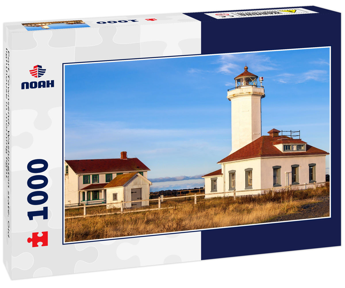 Port Townsend, Washington state. Old lighthouse in morning light