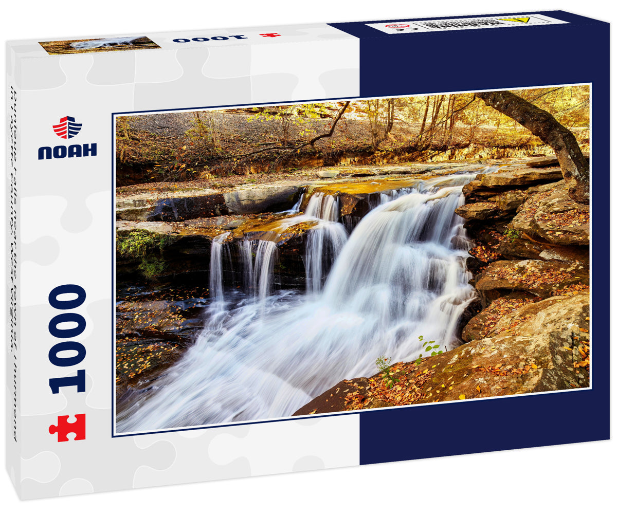 Dunloup Falls near the town of Thurmond in Fayette County, West Virginia.