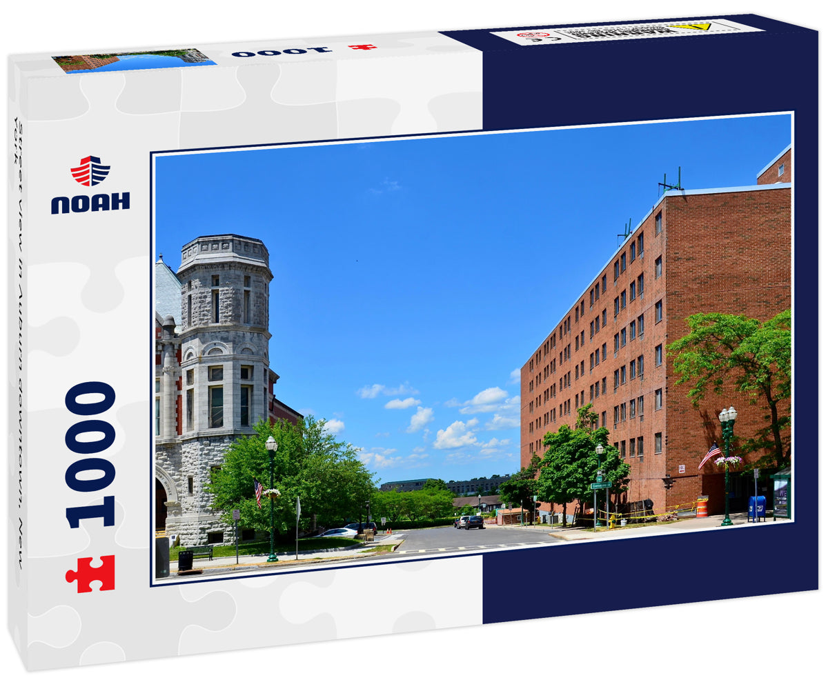 Street view in Auburn downtown, New York