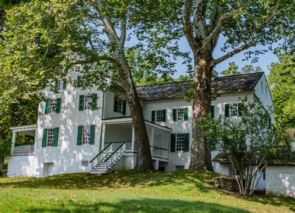 The Ironmasters Mansion, Hopewell Furnace National Historic Site, Pennsylvania, USA, Elverson, Pennsylvania