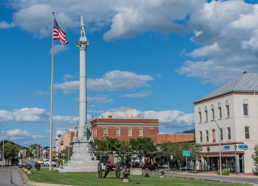 Historic Downtown Lewistown, Pennsylvania, USA