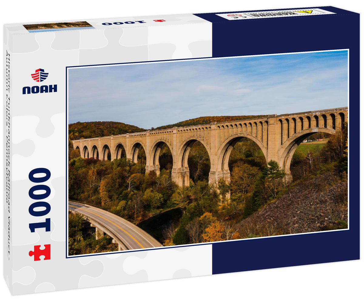 Historic Tunkhannock Railroad Viaduct - Autumn Colors - Pennsylvania