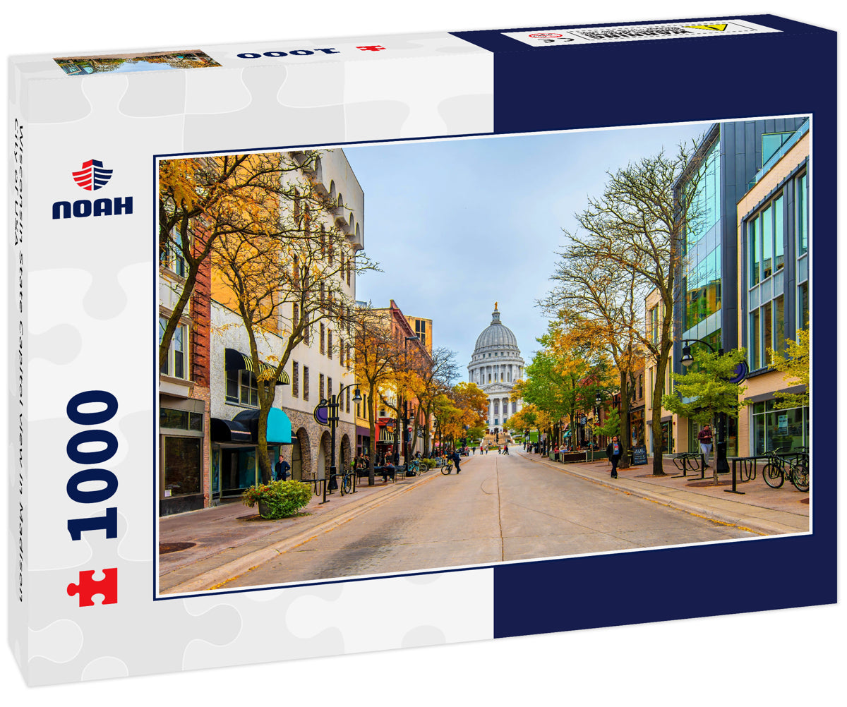 Wisconsin State Capitol view in Madison City of USA