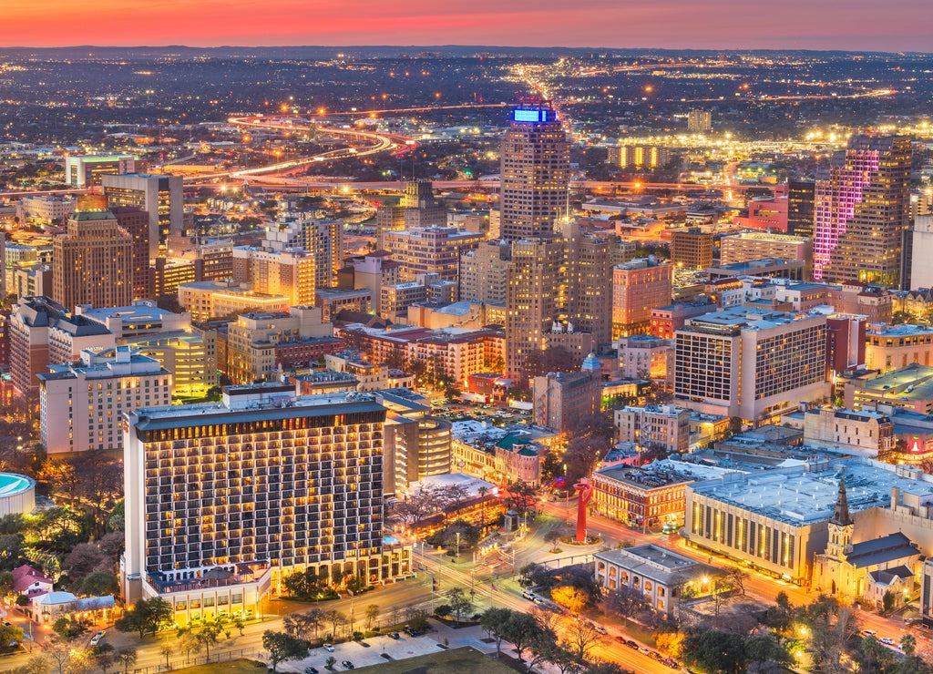 San Antonio, Texas, USA Skyline