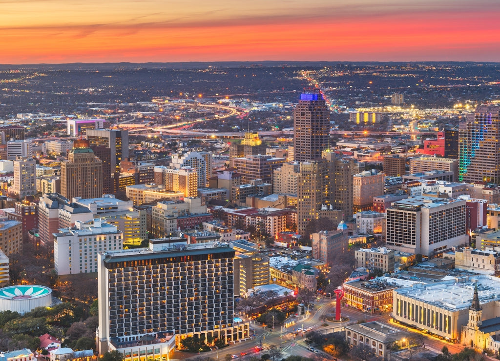 San Antonio, Texas, USA Skyline