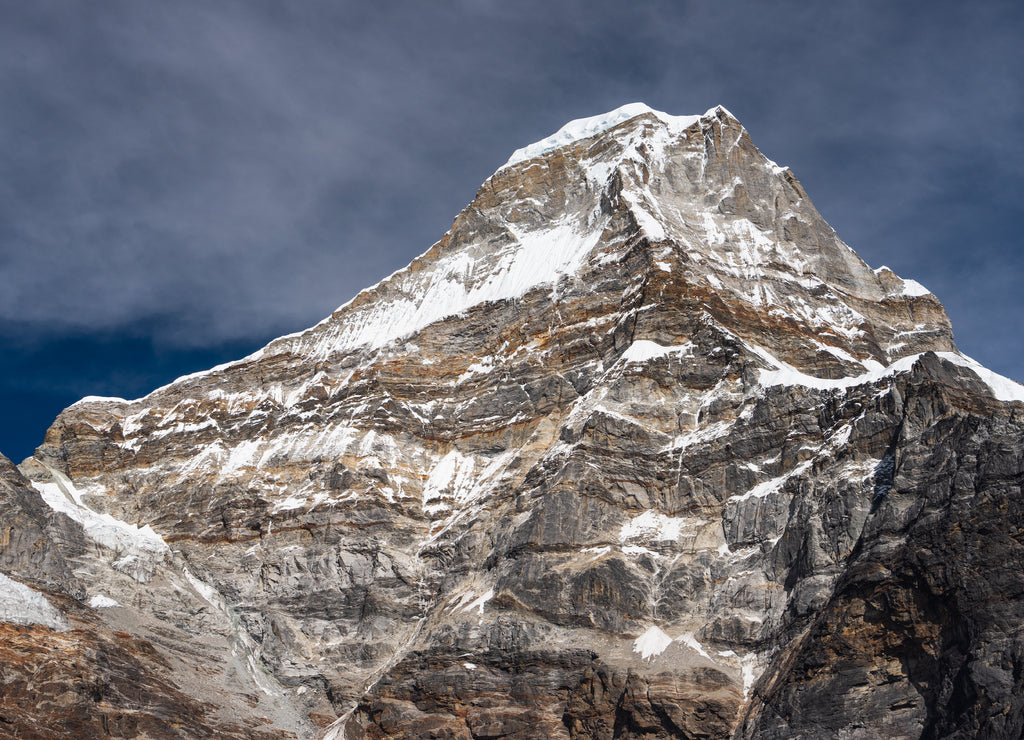 Kyashar or Peak 43 in Himalaya mountains, Mera peak climbing, Nepal