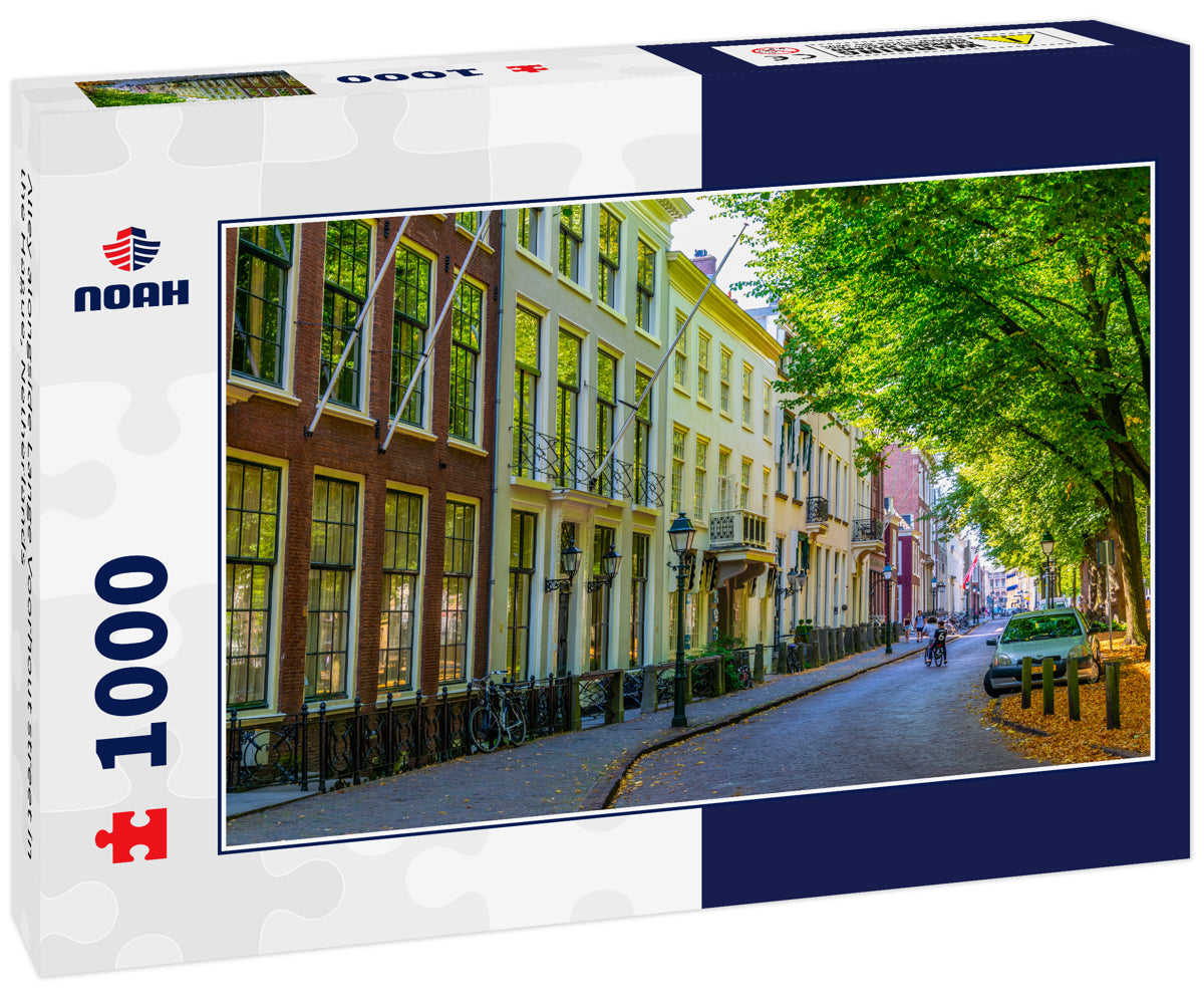 Alley alongside Lange Voorhout street in the Hague, Netherlands