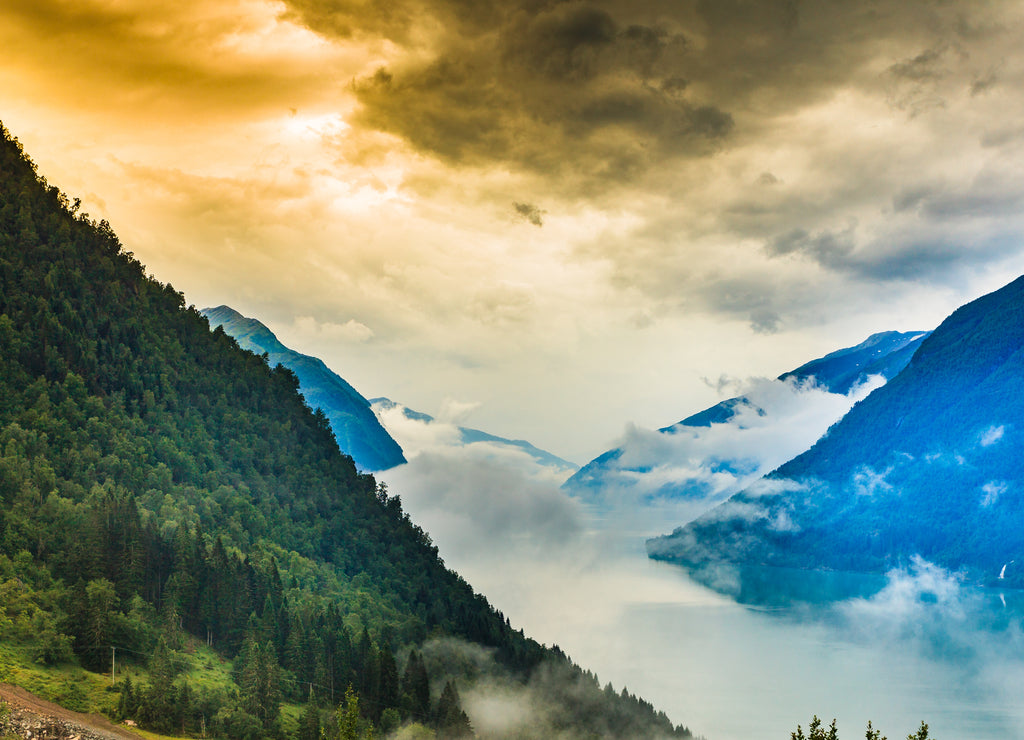 Fjord landscape in Norway