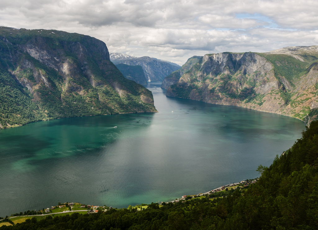 View of Naerøyfjord, UNESCO s world heritage sight