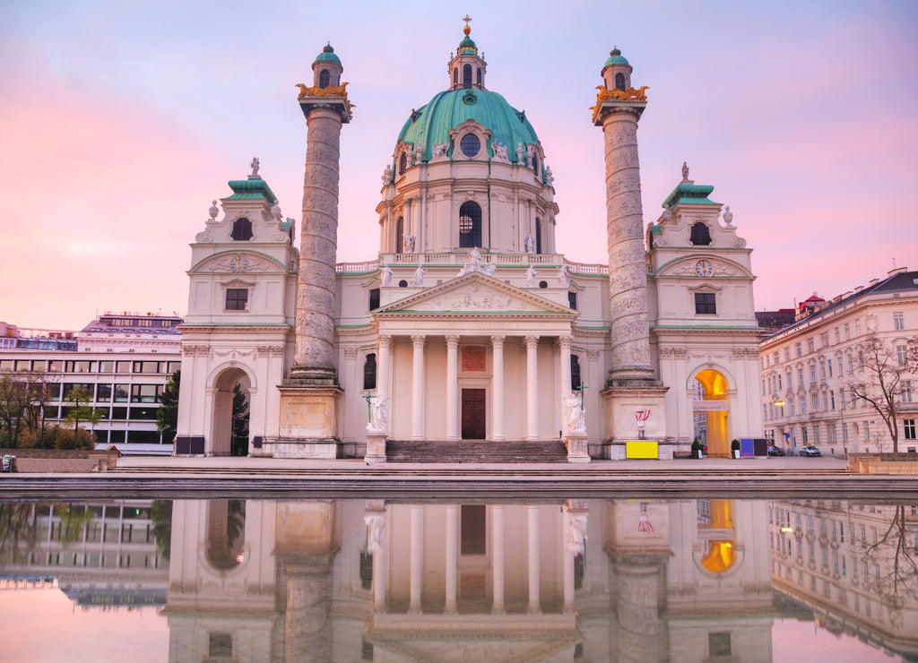 St. Charles's Church (Karlskirche) in Vienna, Austria