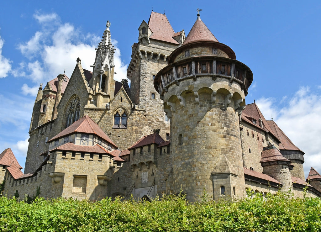 Old castle of Kreuzenstein in Austria