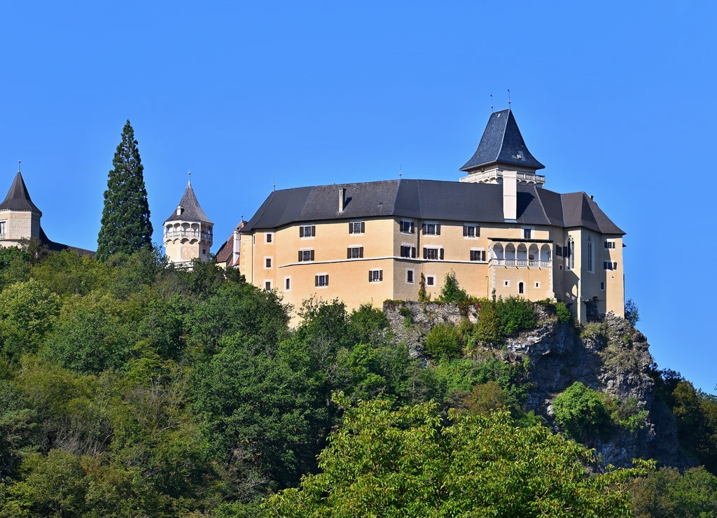 Beautiful old castle Rosenburg in Lower Austria, rebuilt into a Renaissance castle