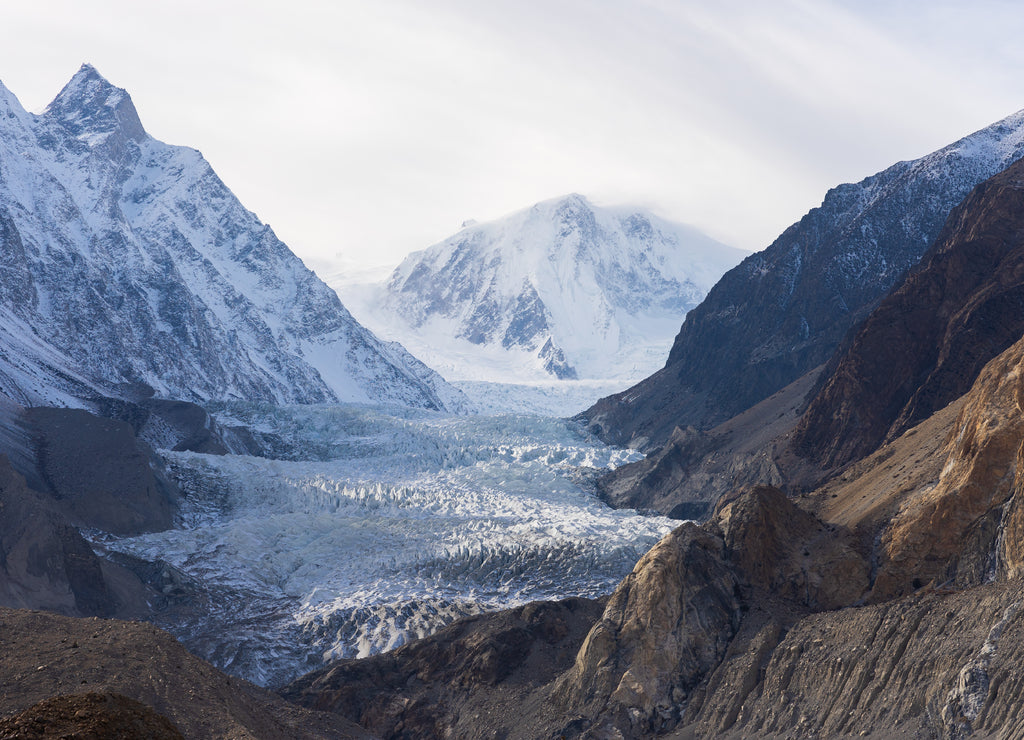 Passu glacier , one of biggest glacier in Pakistan
