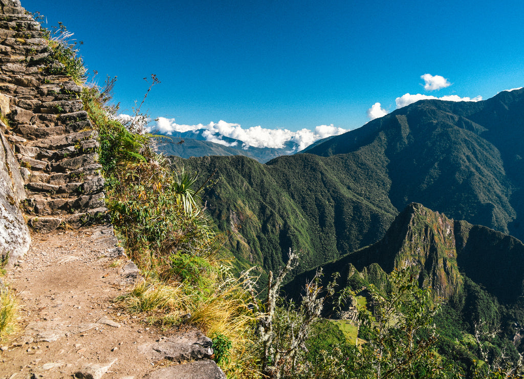 Trail to Montana Machu Picchu UNESCO World Heritage Site in Peru