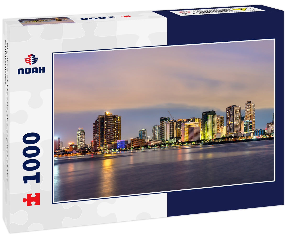 Skyline of Manila,the capital of the Philippines