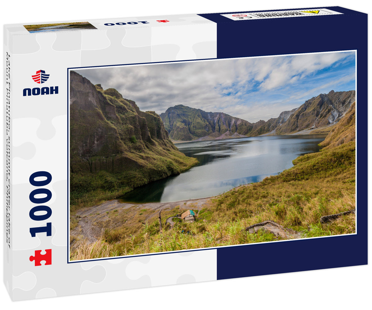 Lake Pinatubo, summit crater lake of Mount Pinatubo volcano, Philippines