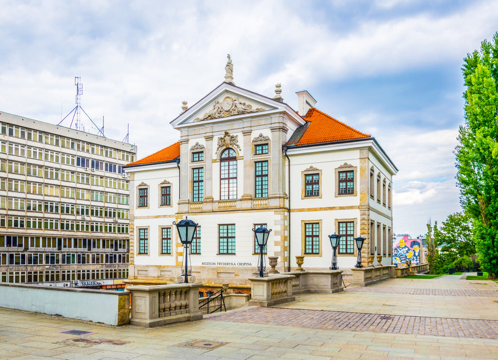 Frederic Chopin Museum at the Ostrogski Palace building in Warsaw, Poland