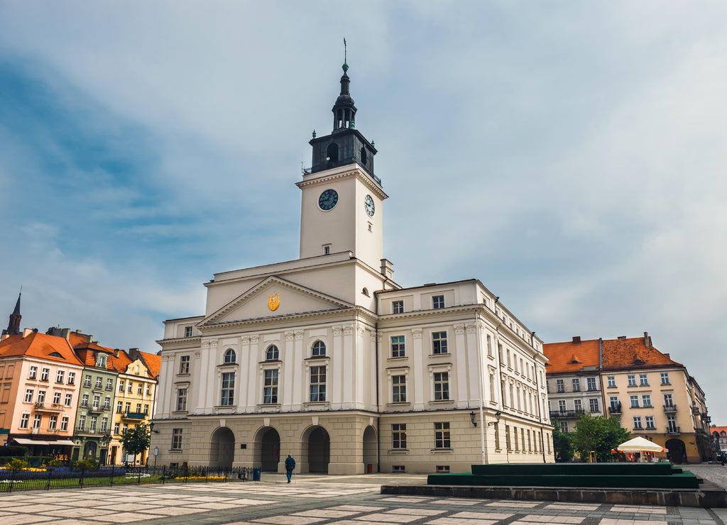 Main square in Kalisz, one of the oldest city in Poland
