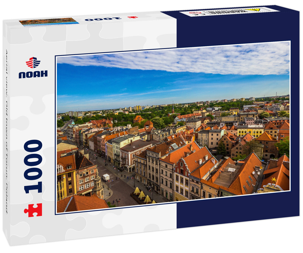 Aerial view. Old town of Torun. Poland