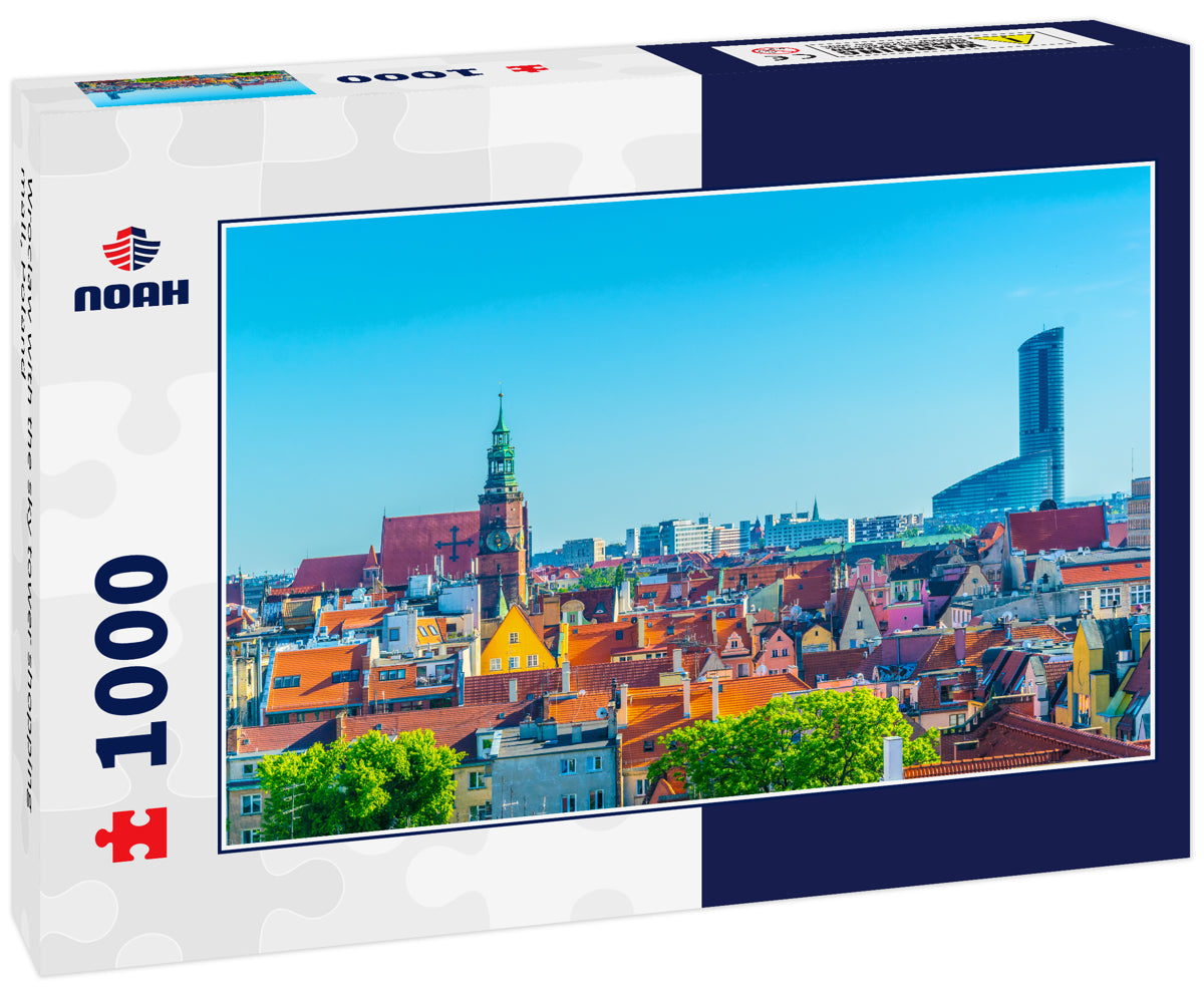 Wroclaw with the sky tower shopping mall, Poland