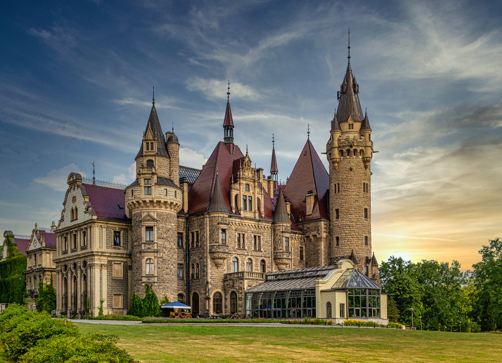 Palace in Moszna - a historic residence located in the village of Moszna, in the Opolskie Voivodeship, Poland