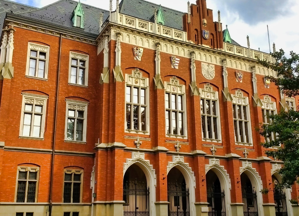Jagiellonian University (Uniwersytet Jagiellonski). Historic center in the city, Krakow. Poland