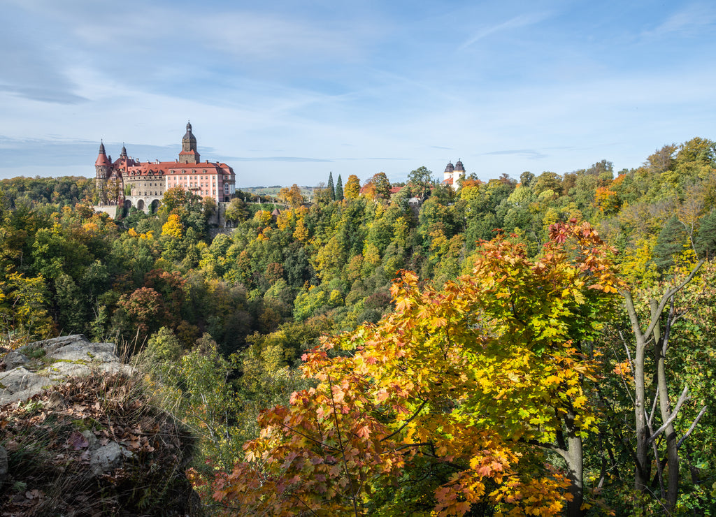 Castle Ksiaz in Walbrzych city Lower Silesia Poland