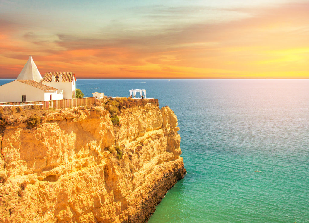 Capela de Nossa Senhora da Rocha, Sunset, Algarve