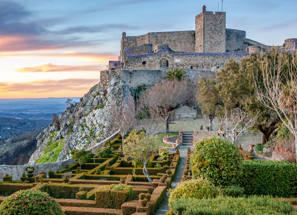 The Castle hill of the Medieval Village Marvao Alentejo Portugal