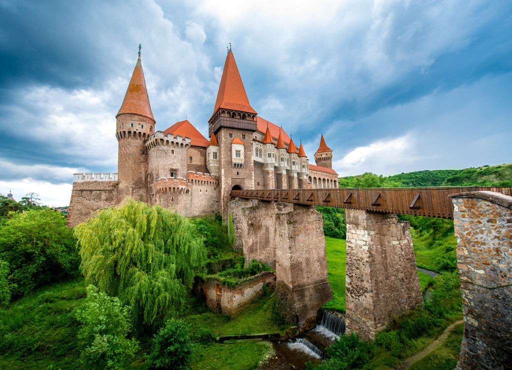Corvin castle in Romania