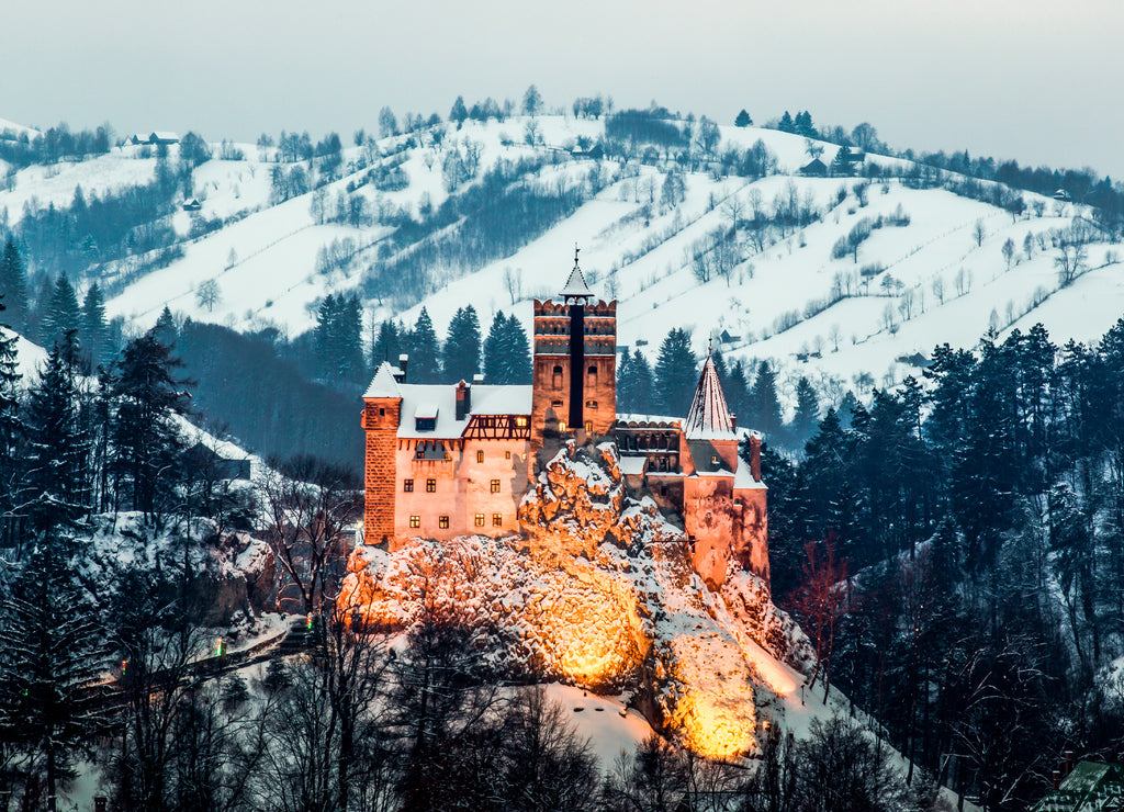 bran or Dracula castle in Romania