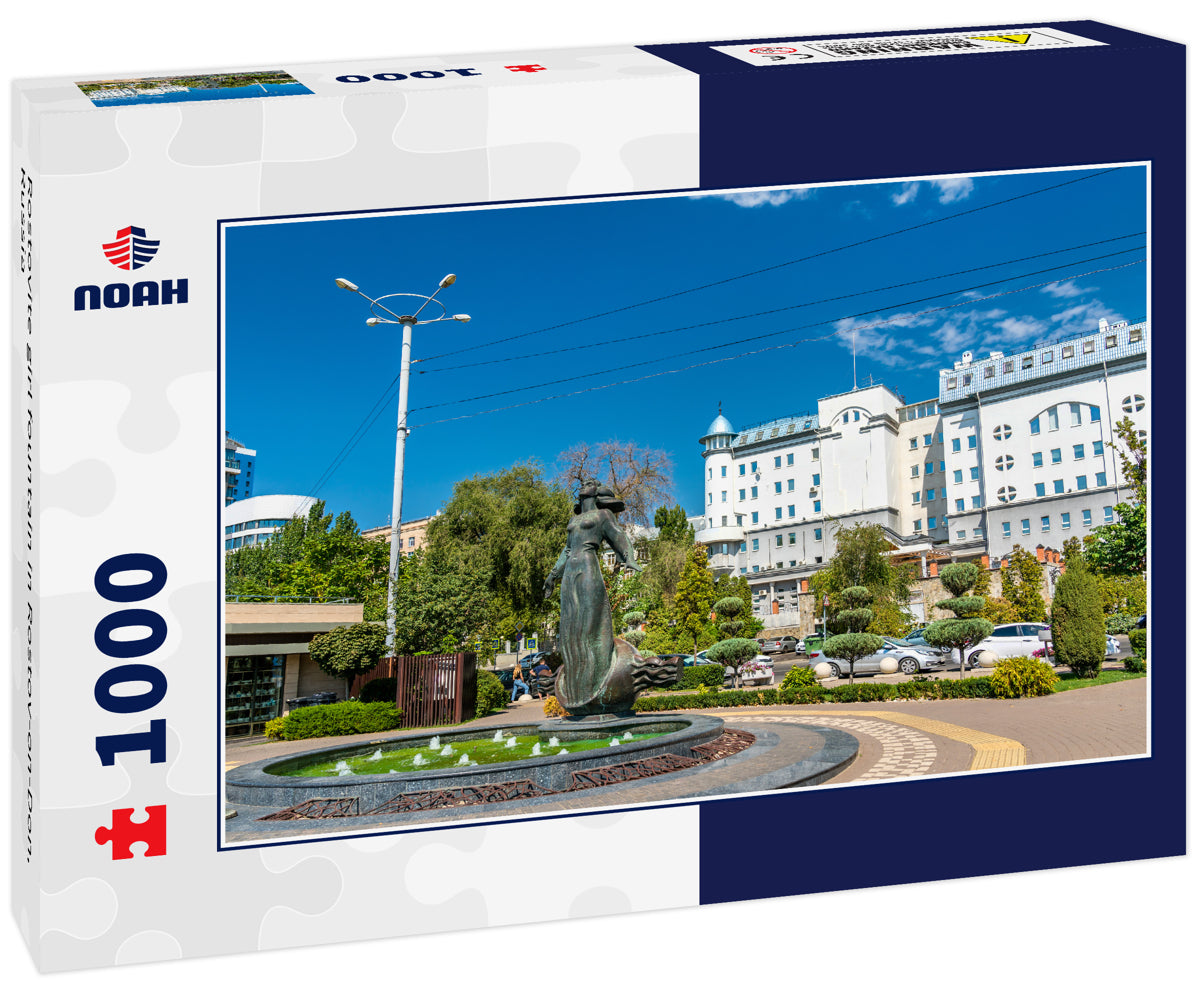 Rostovite girl fountain in Rostov-on-Don, Russia