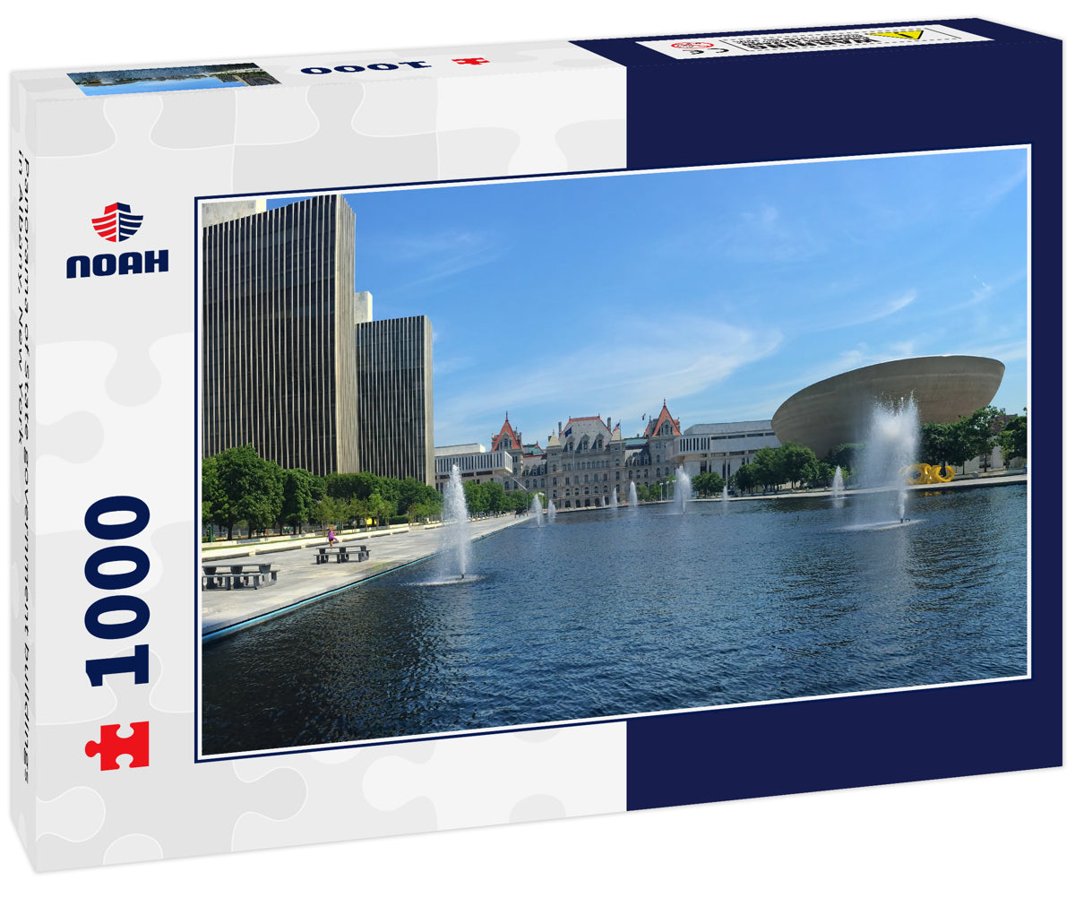 Panorama of State government buildings in Albany, New York
