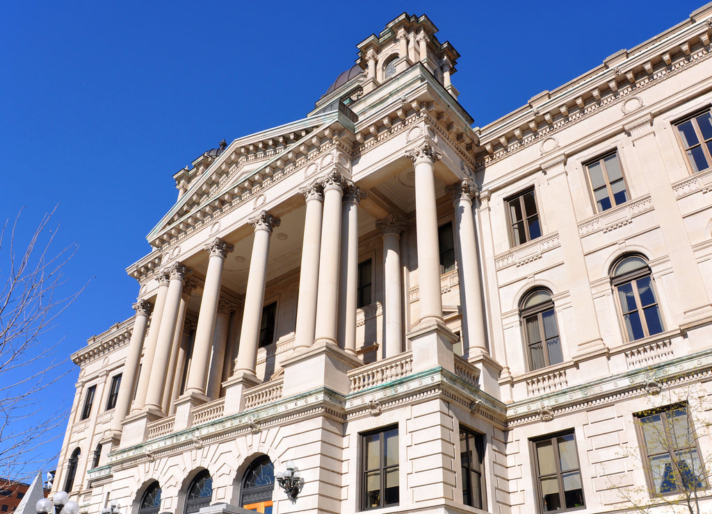 Onondaga Supreme and County Courts House in downtown Syracuse, New York State, USA
