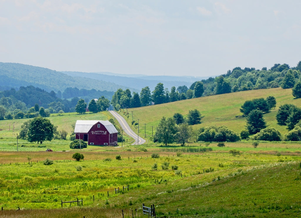 Oneonta USA - Farm house in Otsego County New York