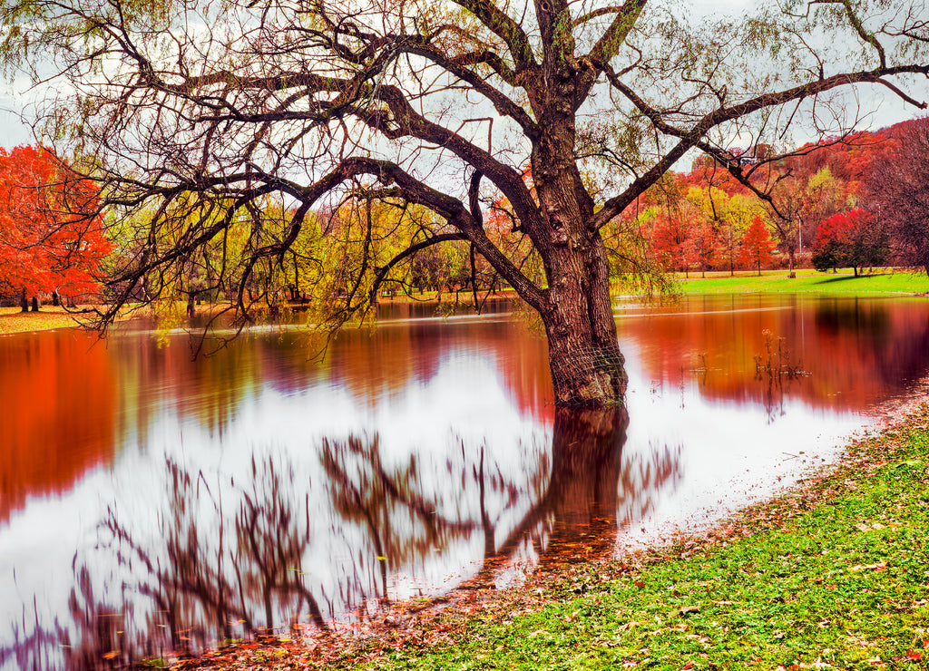 Otsiningo Park in Binghamton in Broome County, New York