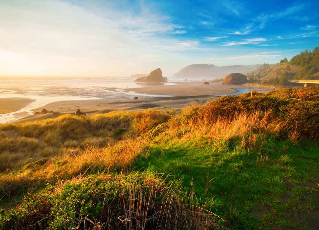 Sunrise at Oregon coast