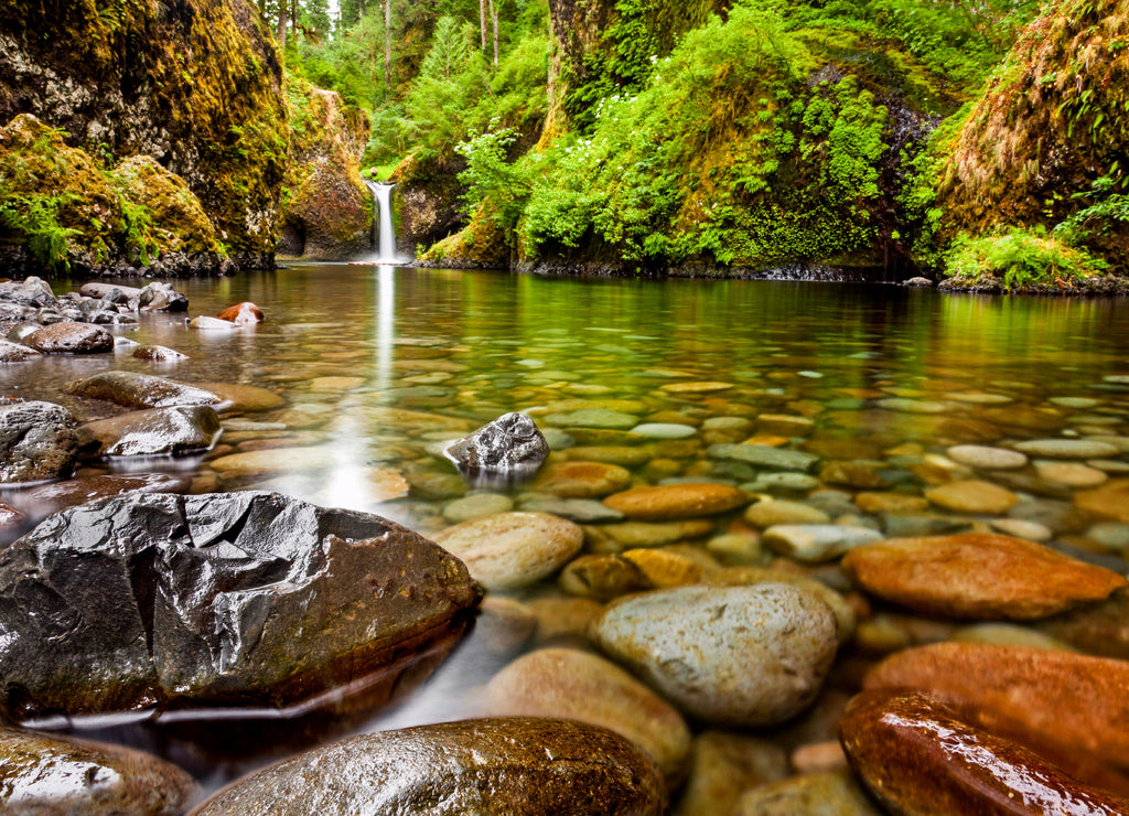 Punch Bowl Falls along the Eagle Creek Trail in Oregon