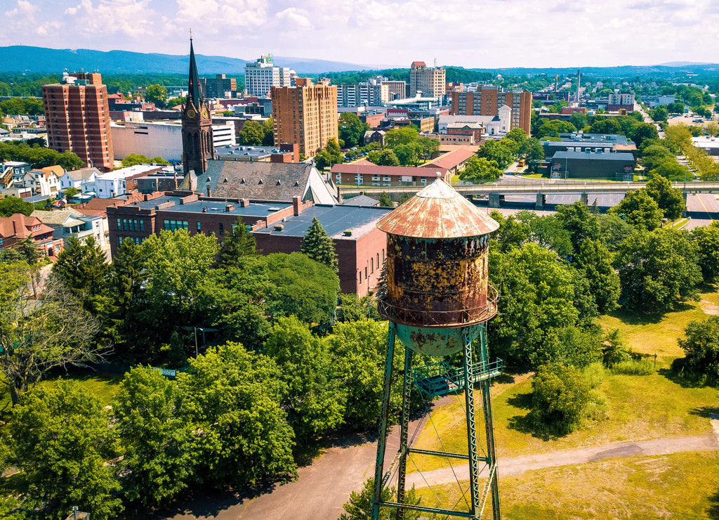 Wilkes-Barre, Pennsylvania cityscape
