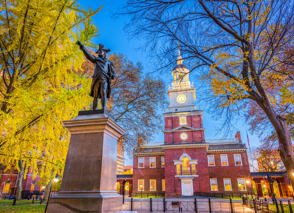 Philadelphia, Pennsylvania, USA at Independence Hall