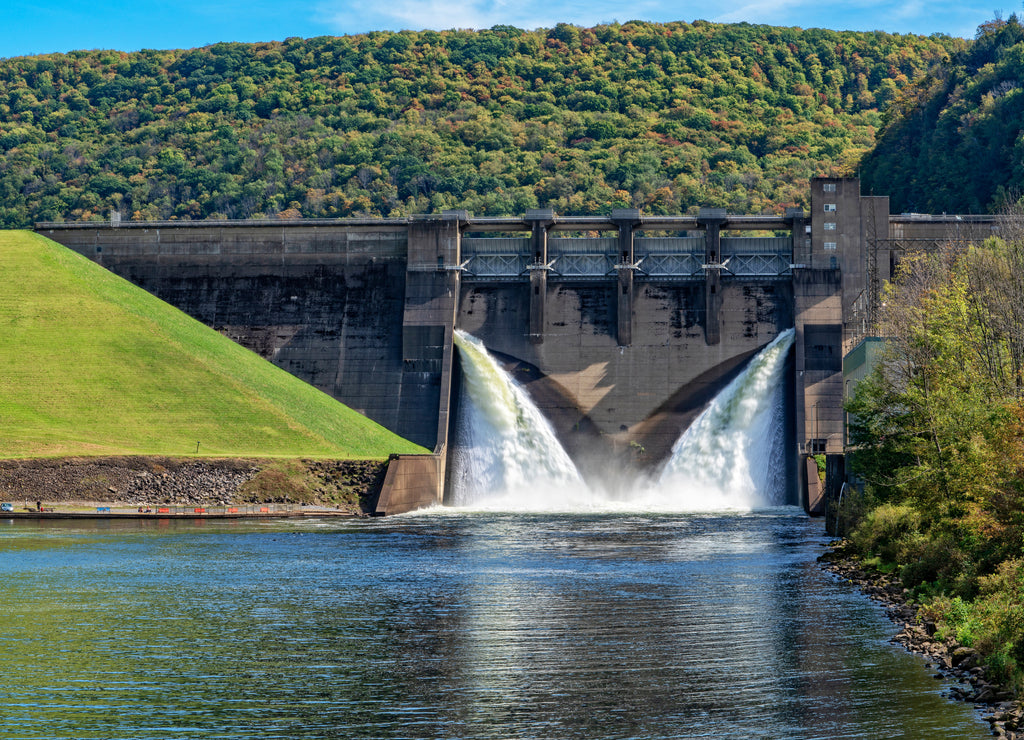 The Kinzua Dam In Pennsylvania