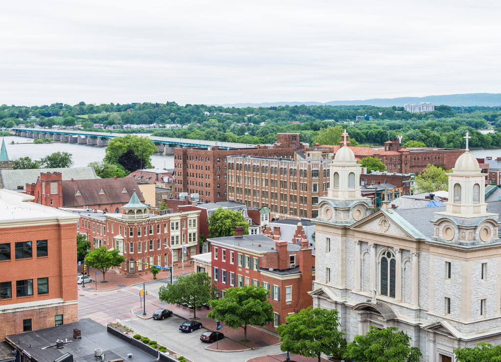 Harrisburg, Historic downtown, Pennsylvania