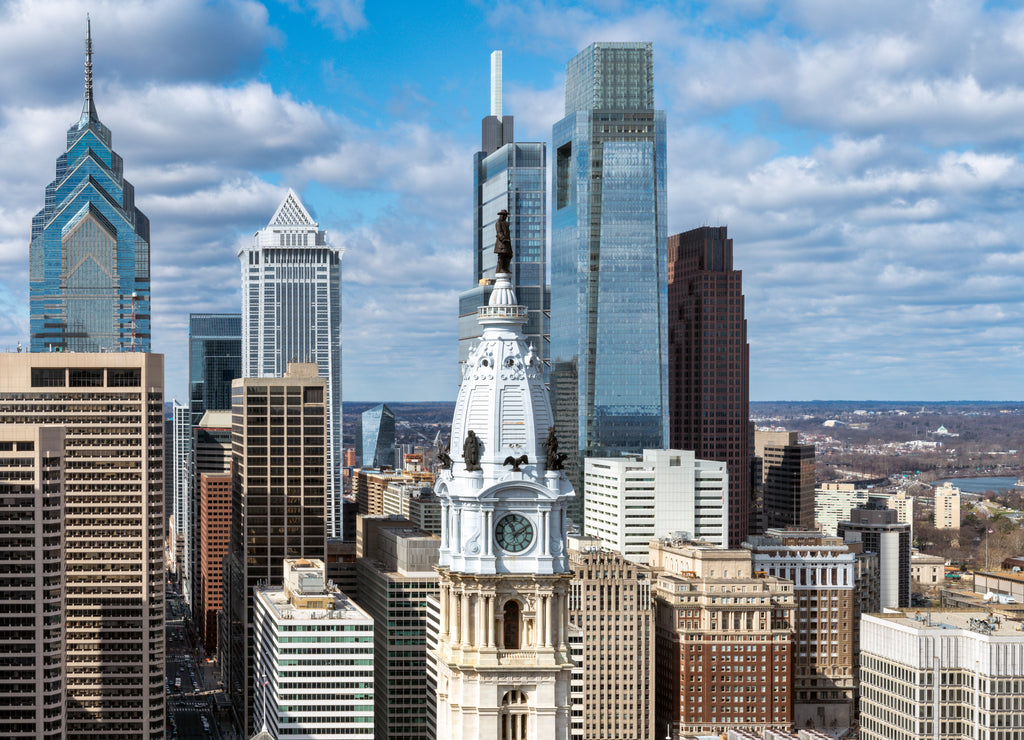 Philadelphia city skyline