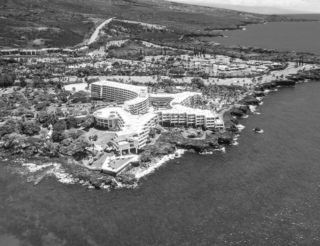 Noah Jigsaw Puzzle Aerial view of downtown Santa Ana, California in black white 1000 pieces