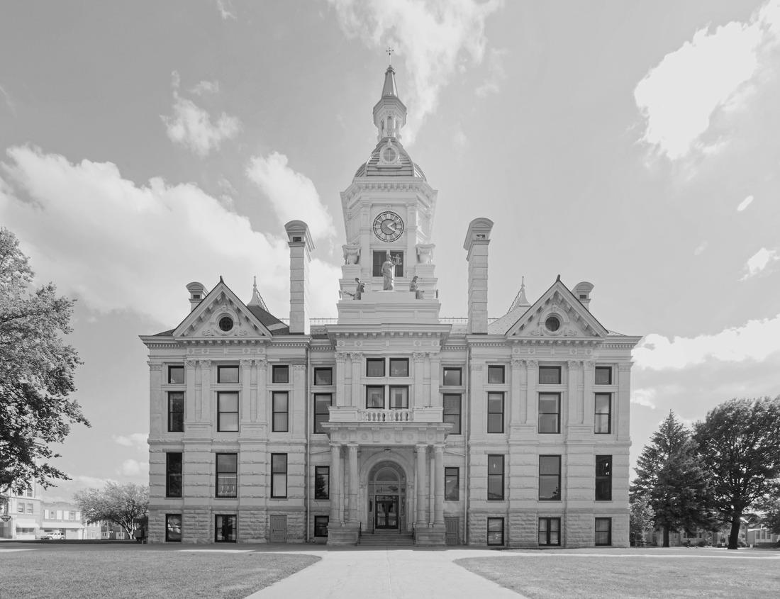 Noah Jigsaw Puzzle Daytime aerial view of Pico Rivera, California in black white 1000 pieces